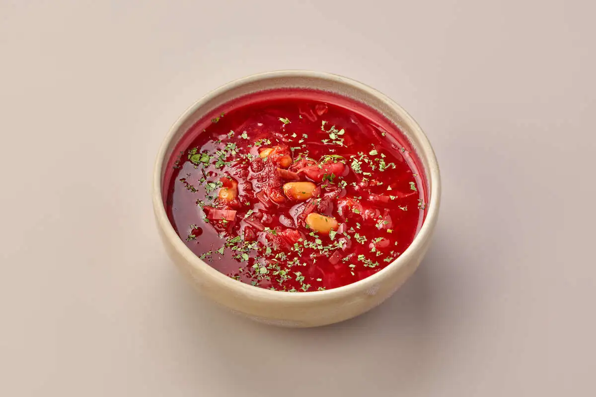 Борщ с фасолью