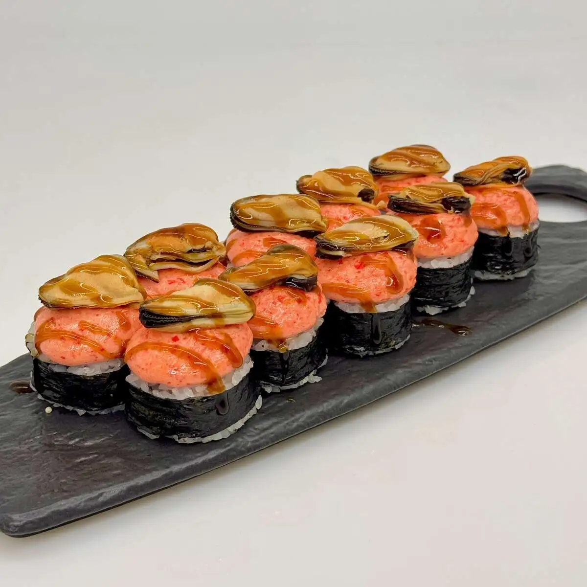 Запечённый с мидиями