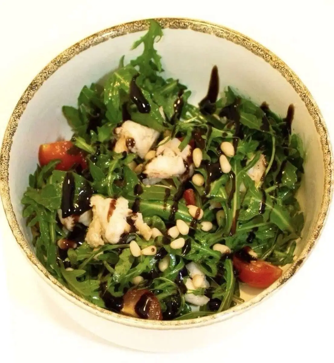 Салат с креветками