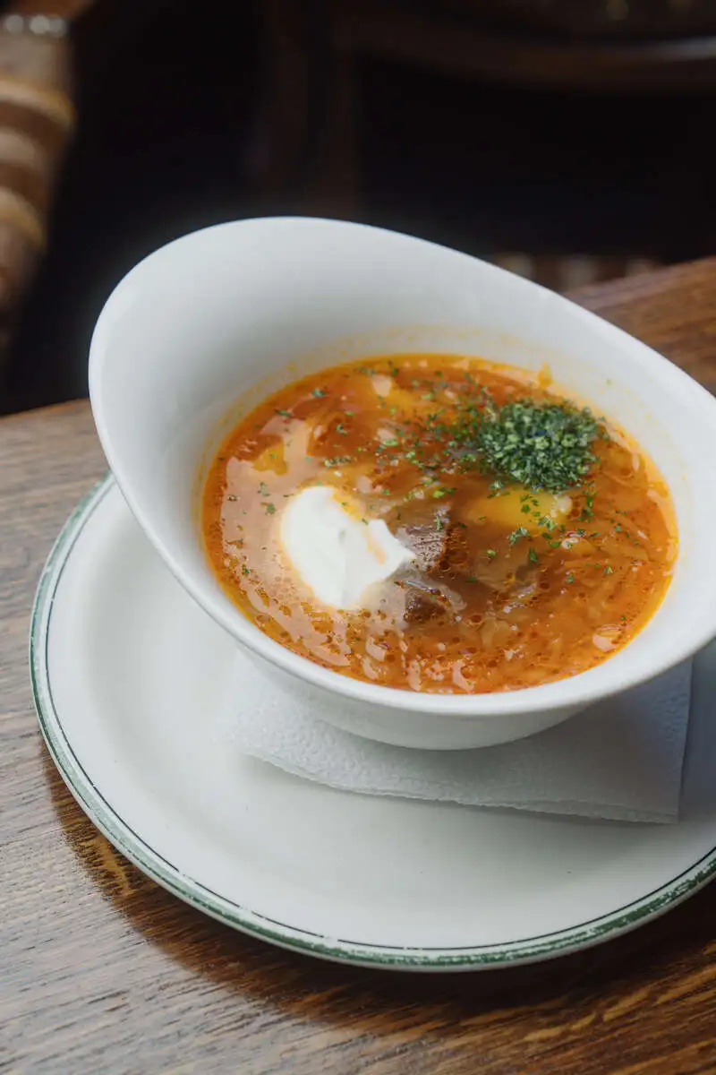 Щи с квашеной капустой