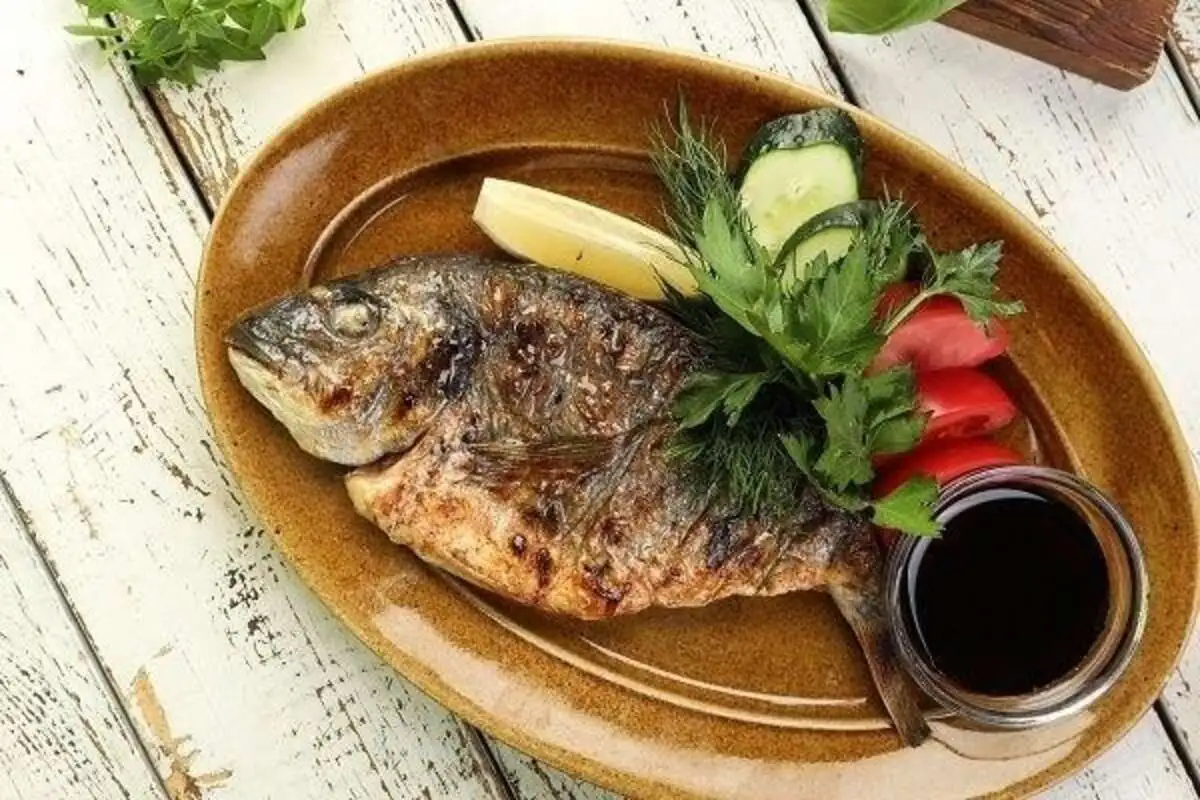 Дорадо на гриле