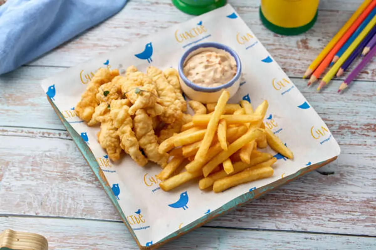 Фиш & Чипс с соусом тар-тар