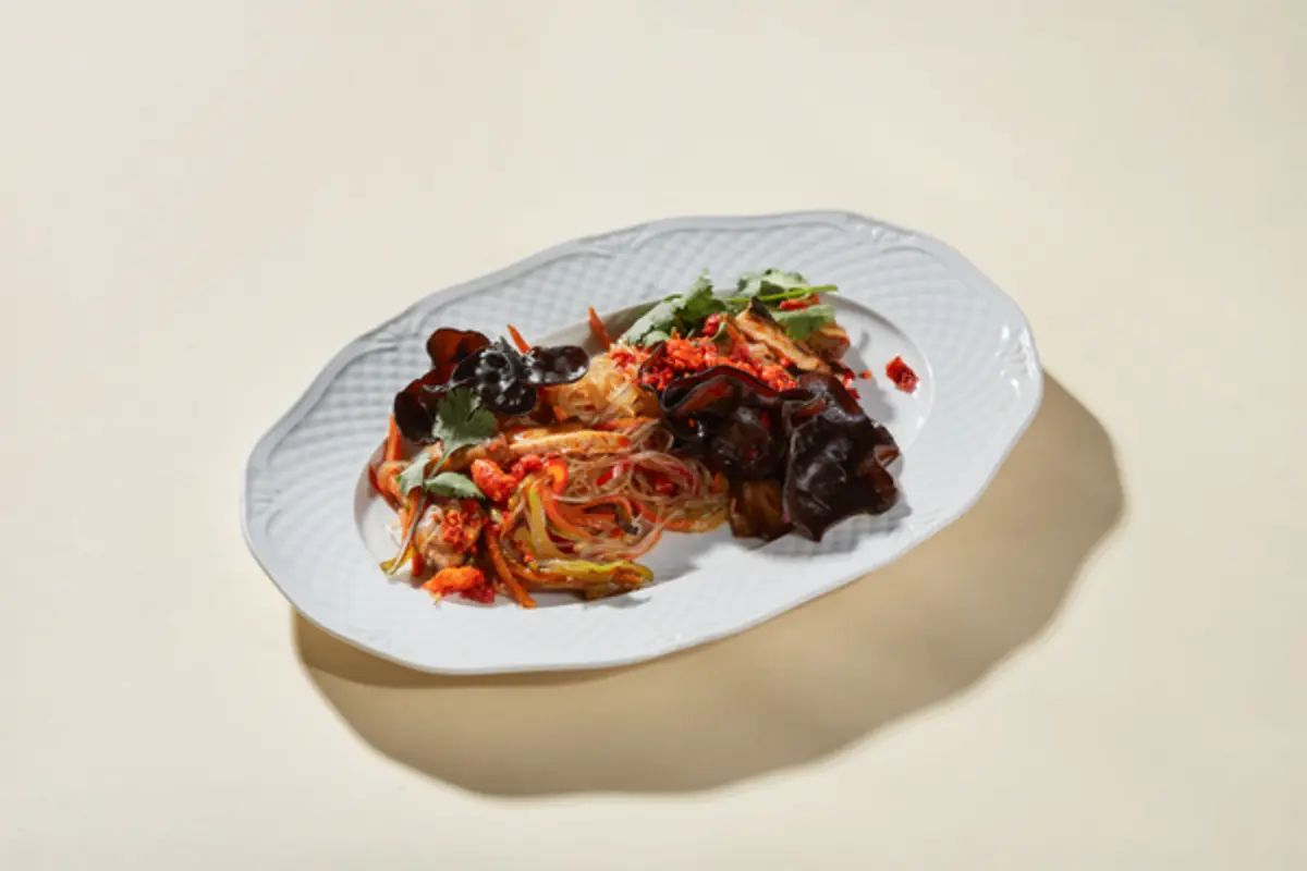 Салат Азиатский с грибами