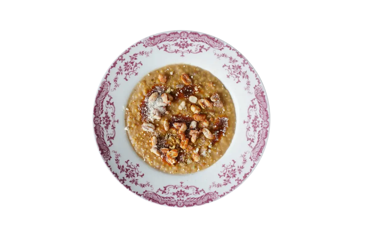 Пшенная каша с арахисом