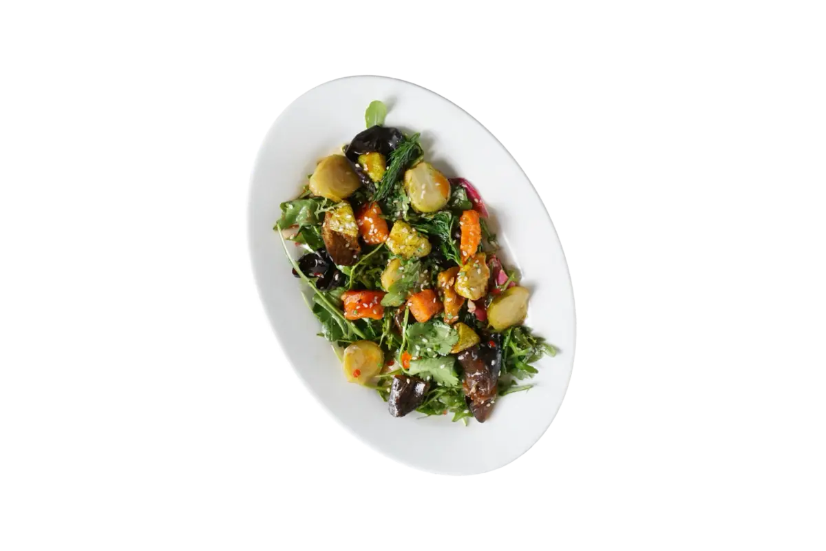 Салат из печеных овощей