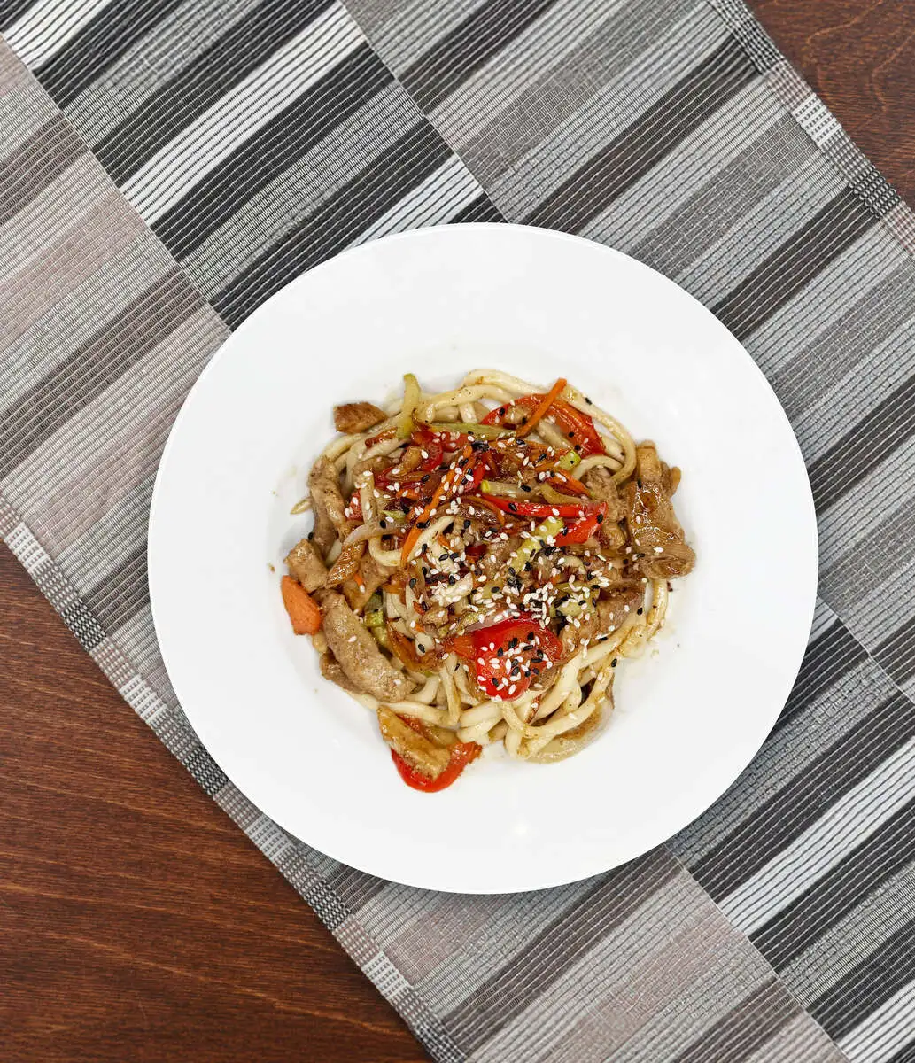 Д-Лапша со свининой