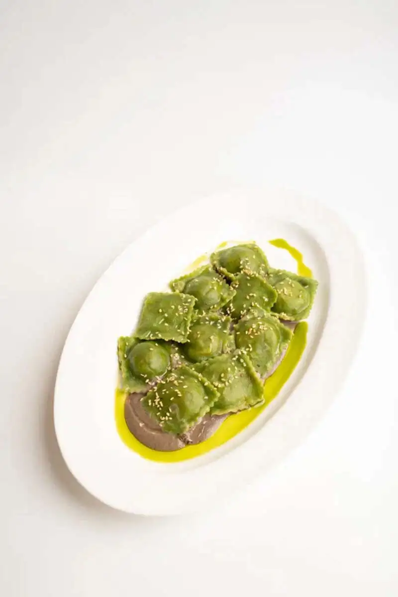 Равиоли с грибами пост