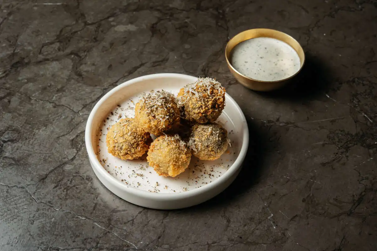 картофельные крокеты / подосиновики