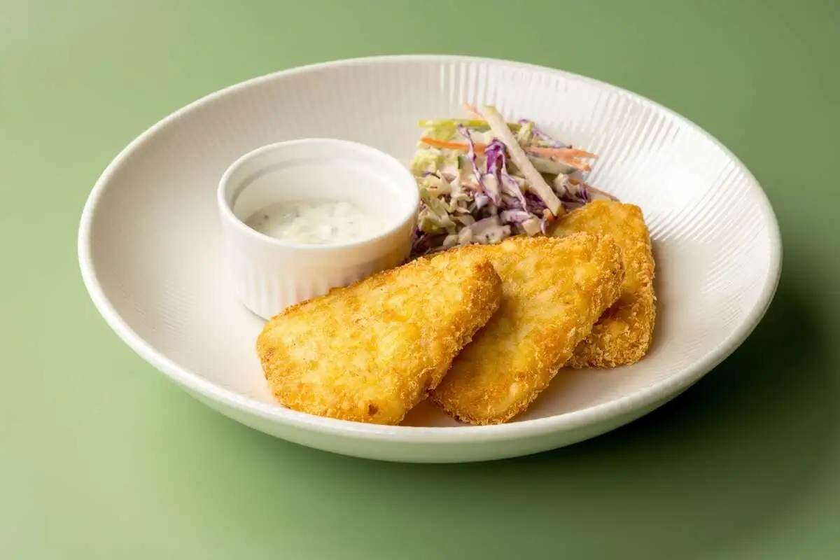 Хэшбраун с салатом коул слоу