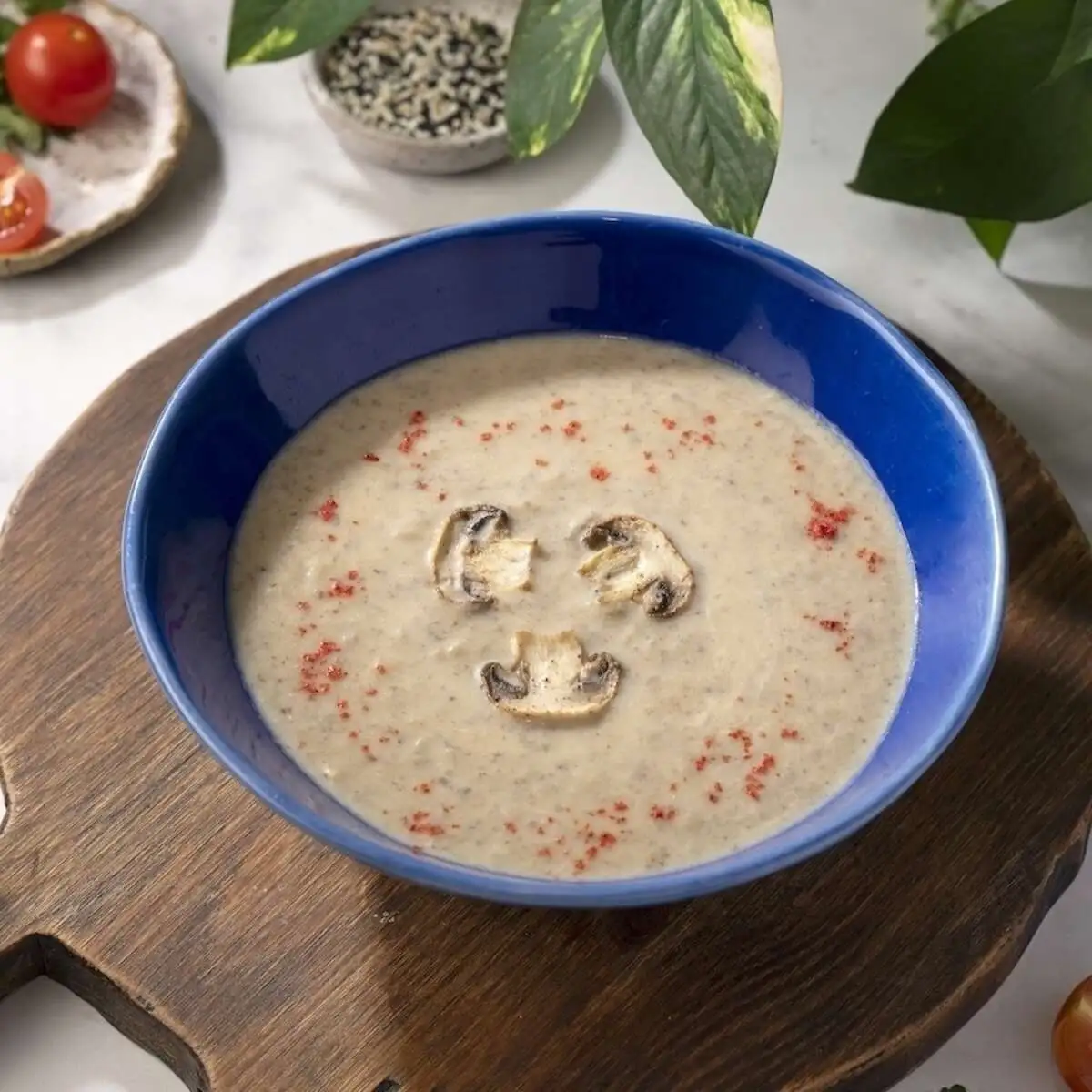 Суп-пюре из шампиньонов