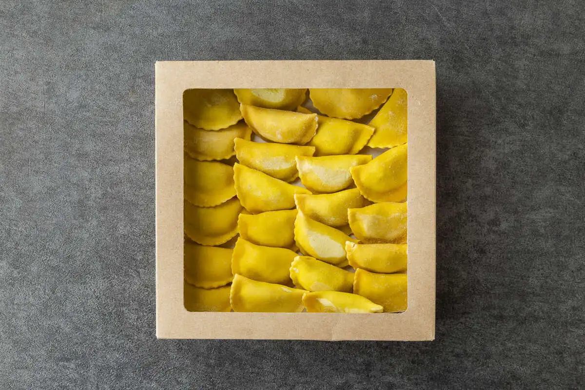 Равиоли из филе утки