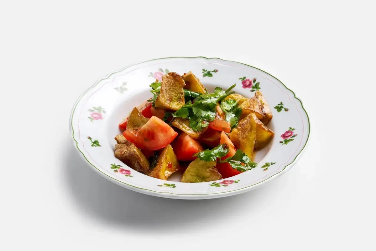 Баклажан с томатами