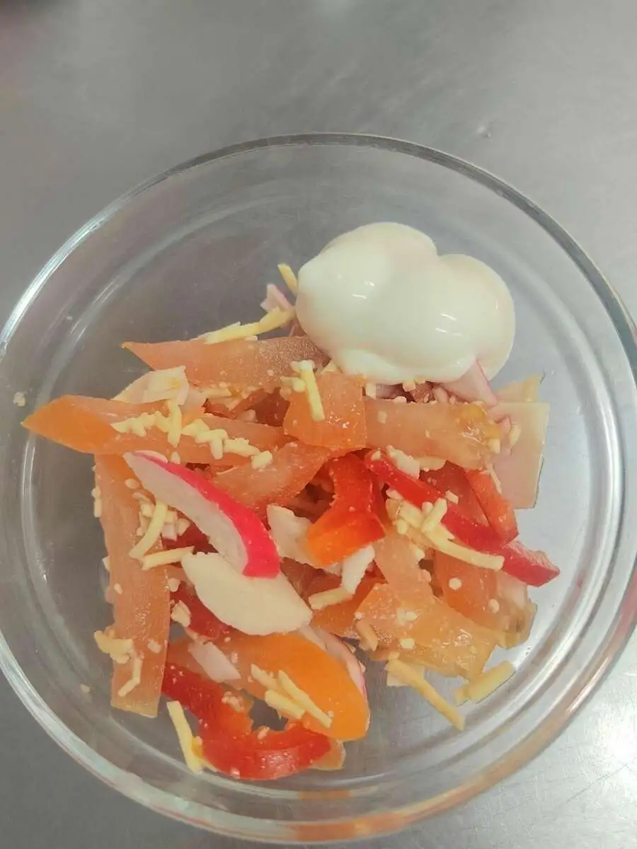 Салат "Красное море"