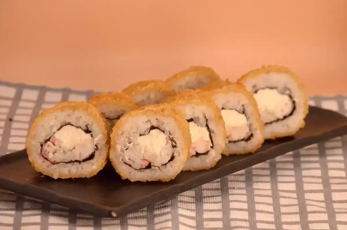 Темпура с крабом и креветкой