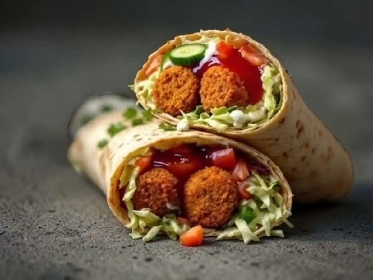 Постная Шаурма с Фалафелем