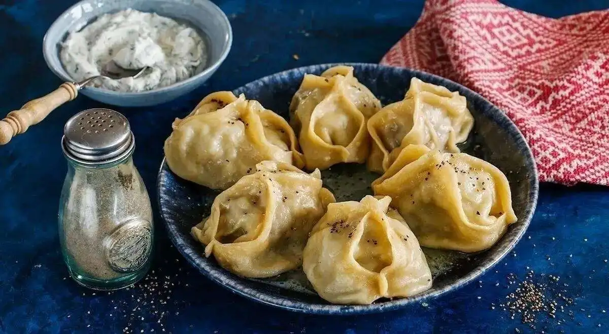 Манты с тыквой