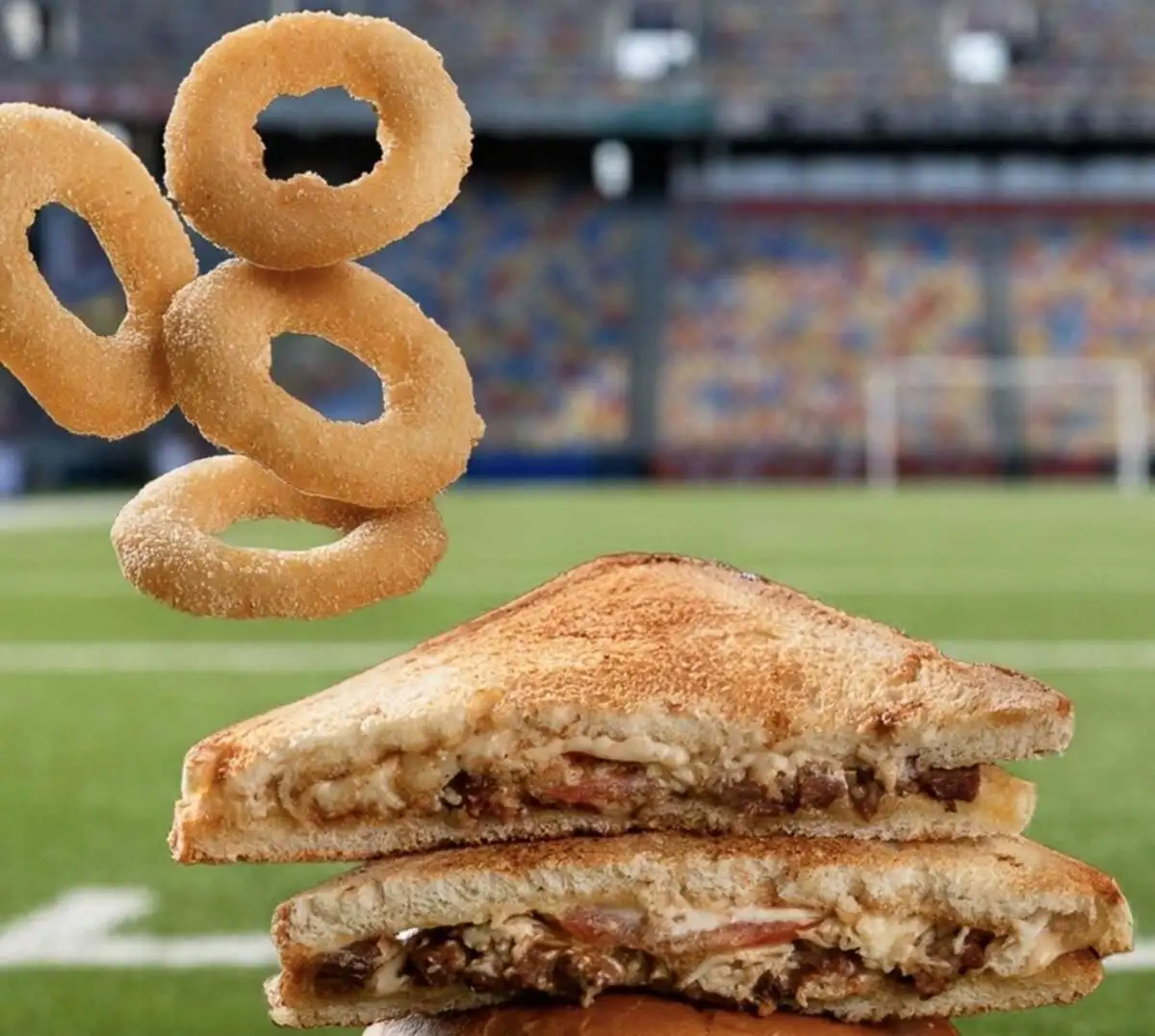 Сендвич с томлеными щечками 