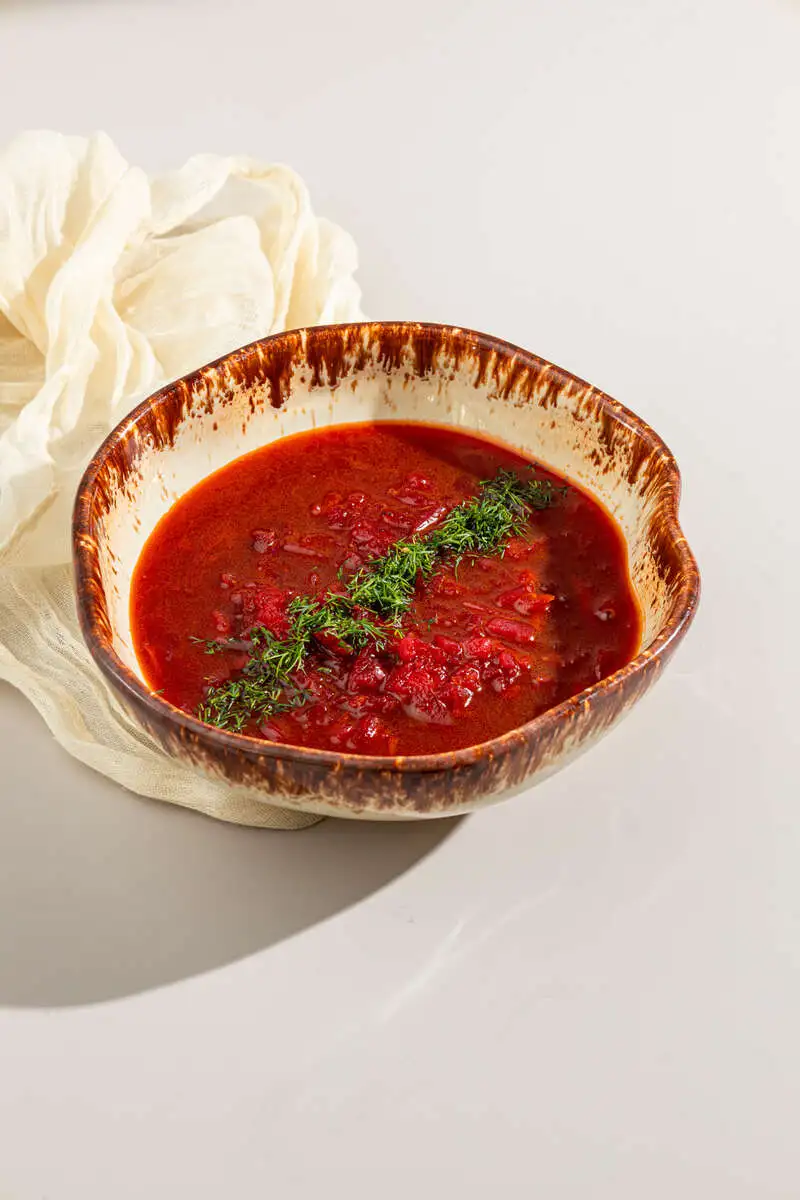 Борщ постный 