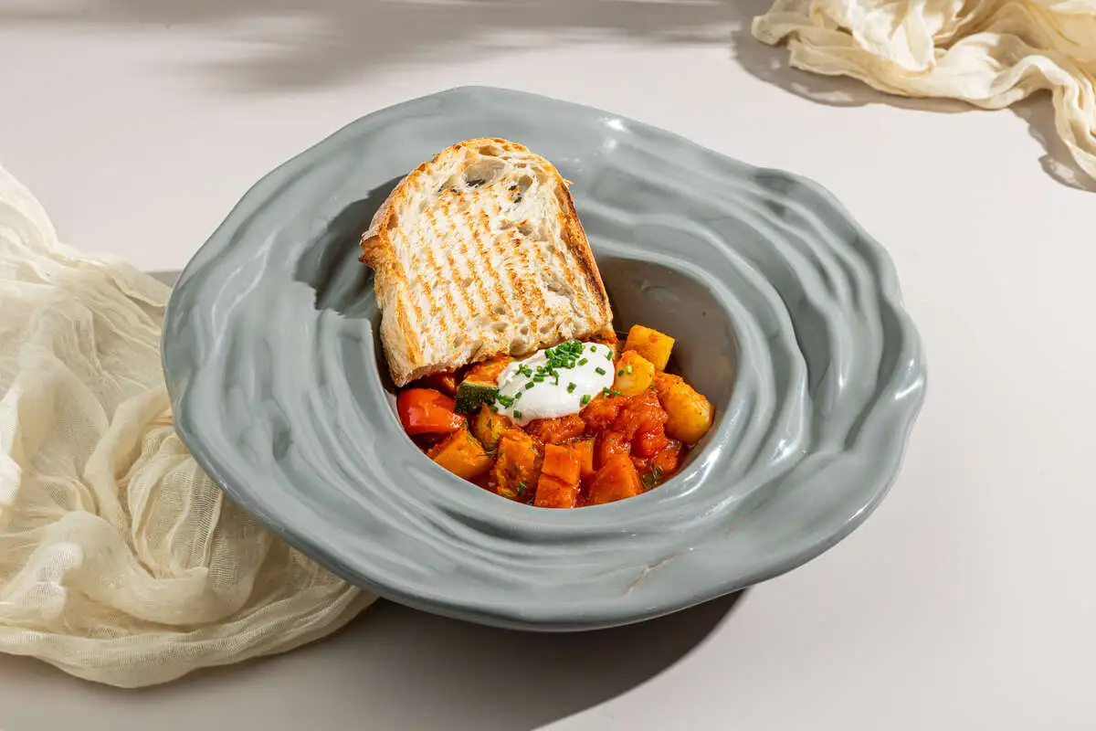 Овощное рагу из тыквы 