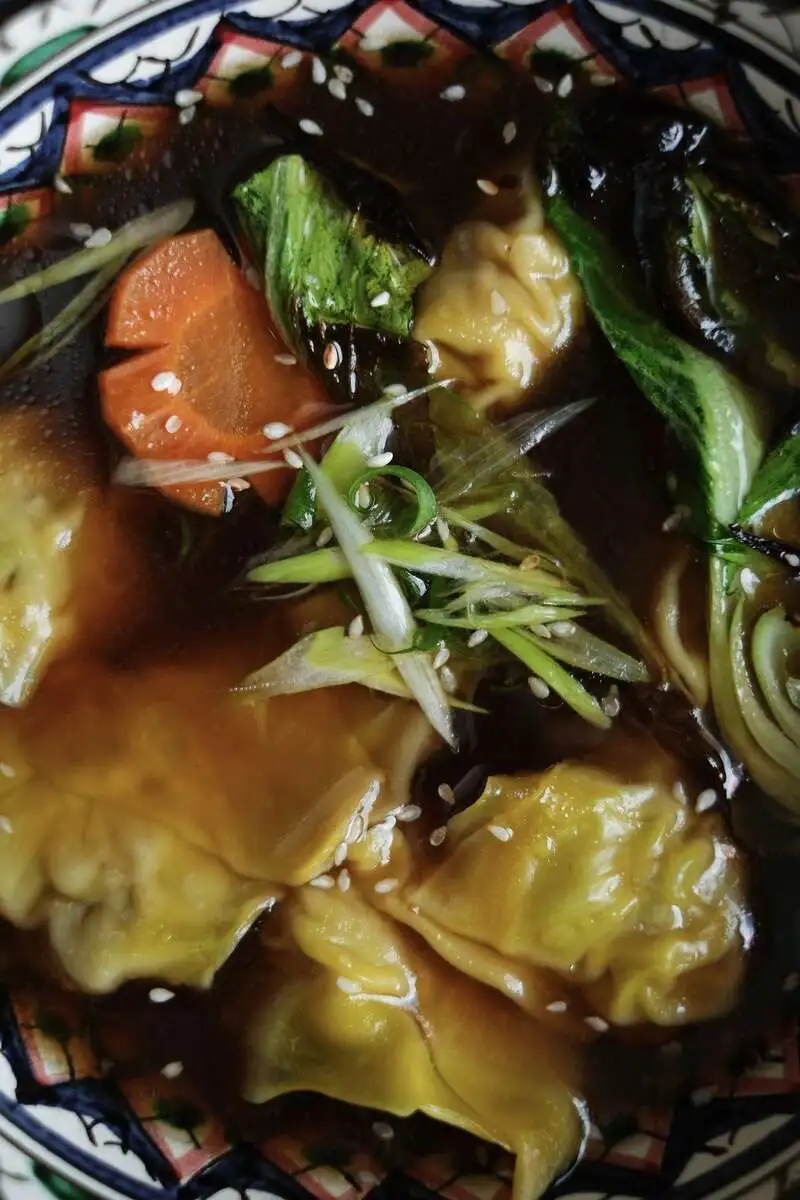 Вонтоны с курицей 