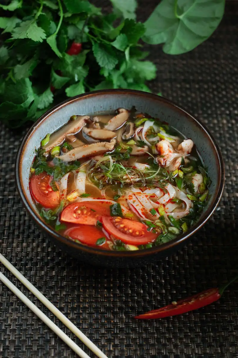 Фо Том с креветками МИНИ