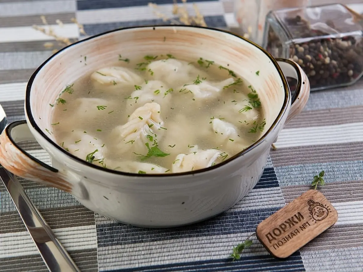 Д-Суп Пельмени с бульоном