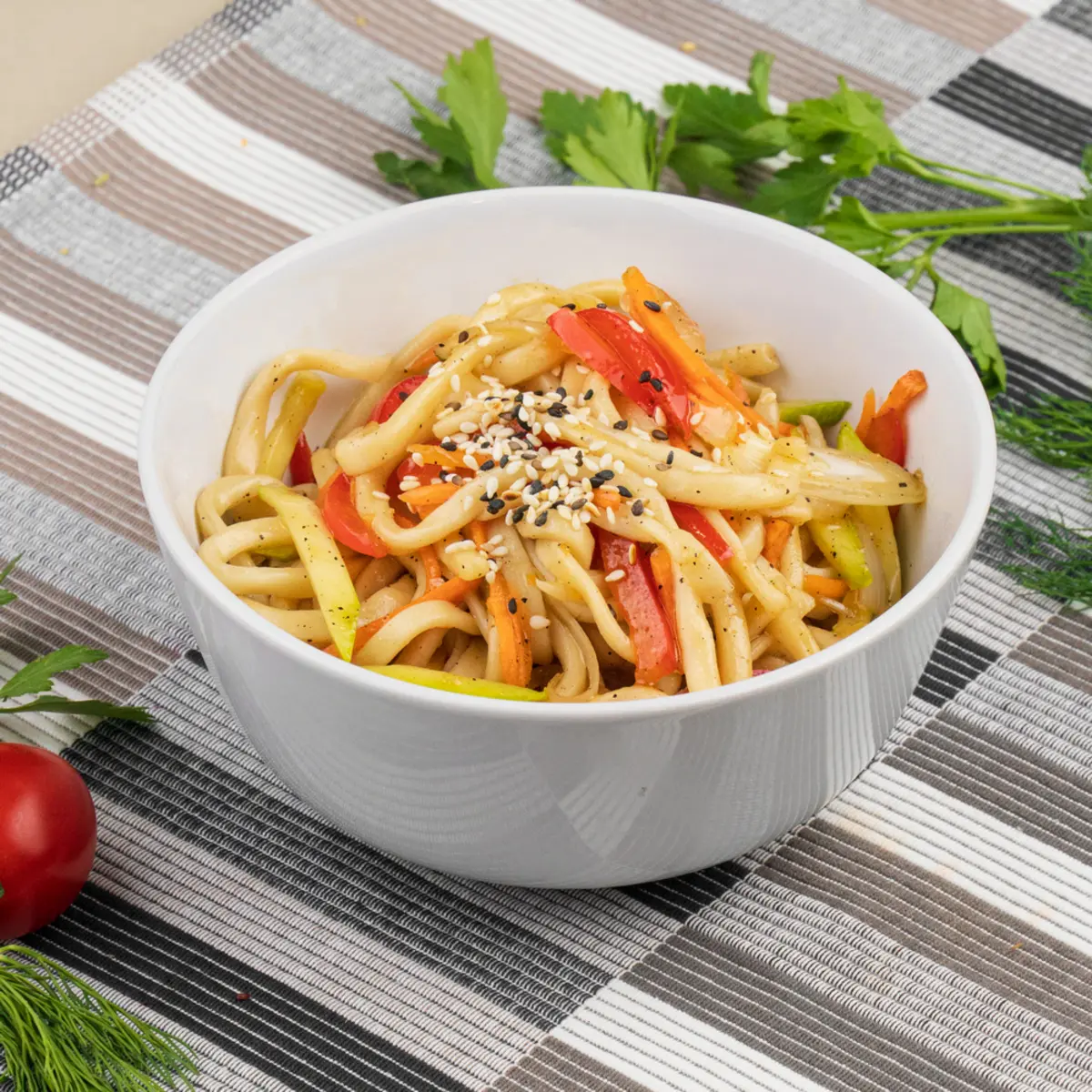 Д-Лапша с овощами