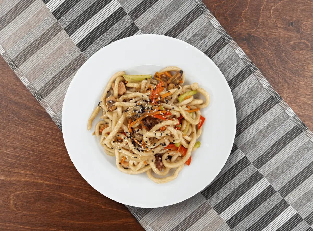 Д-Лапша с морепродуктами