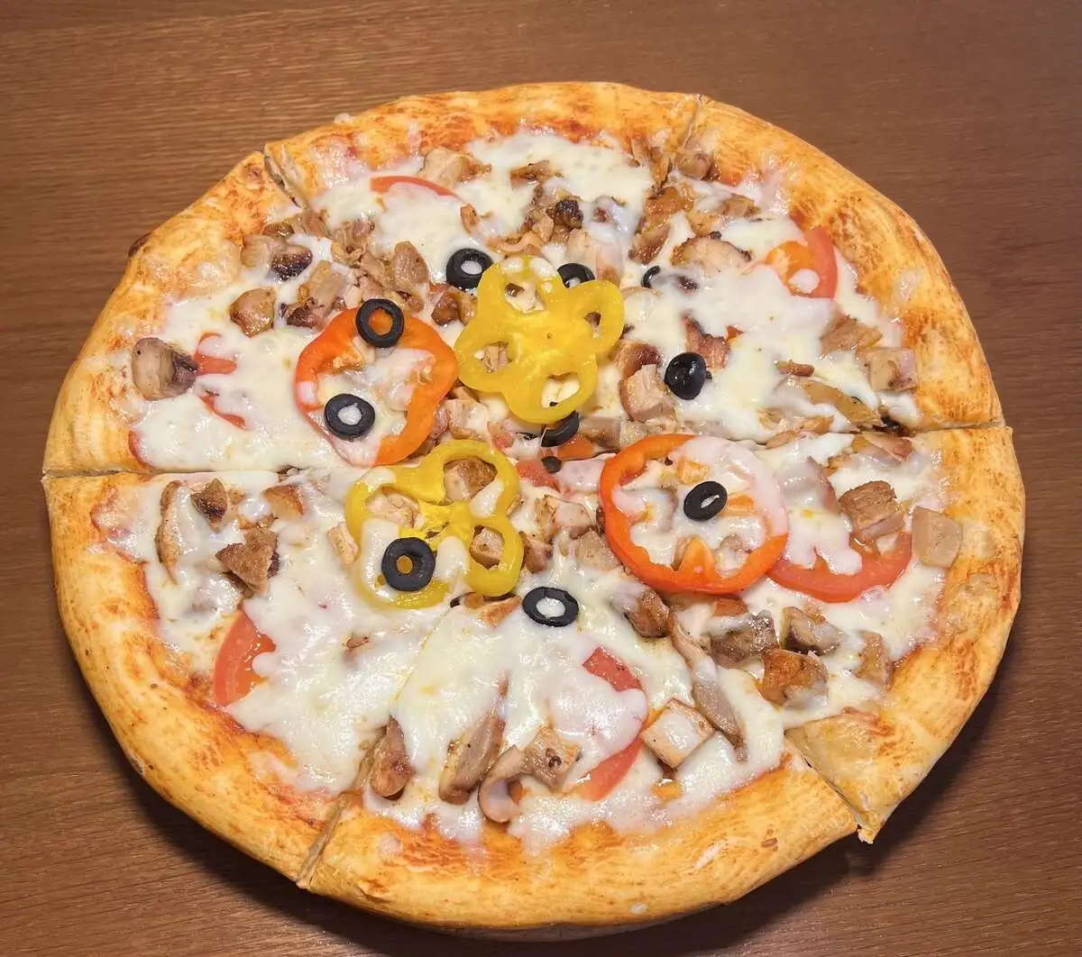 Пицца с курочкой