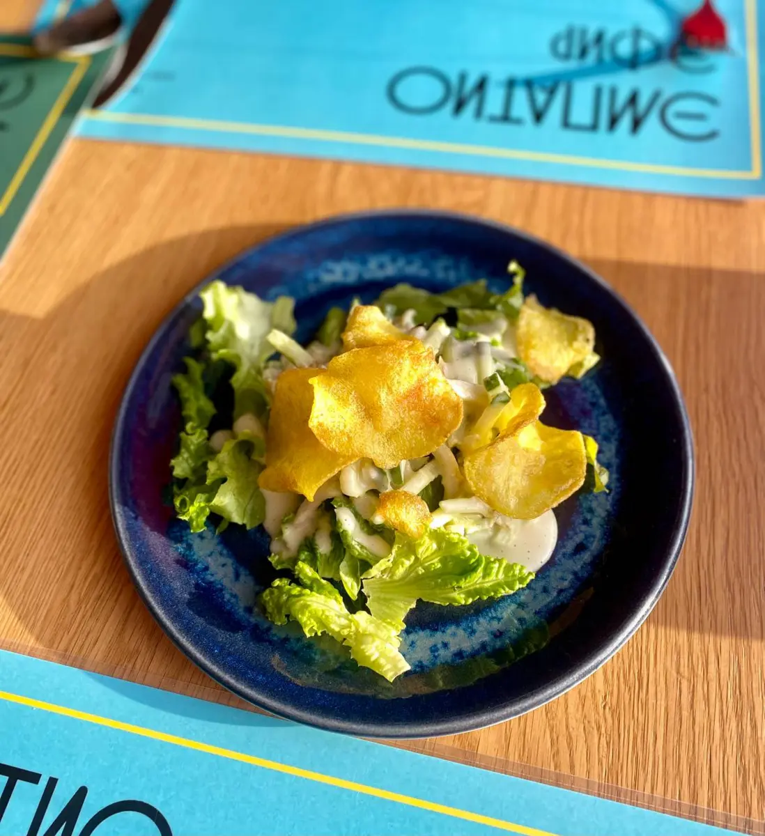 Салат с кальмарами и чипсами, 120 г