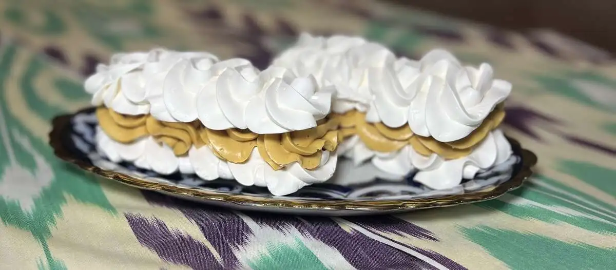 Безе со сгущенкой