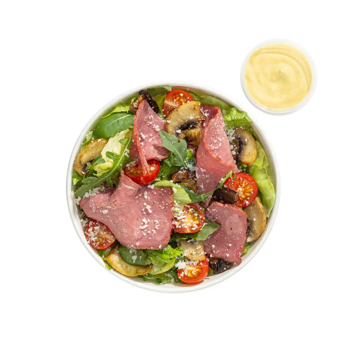 Салат с пастрами из говядины