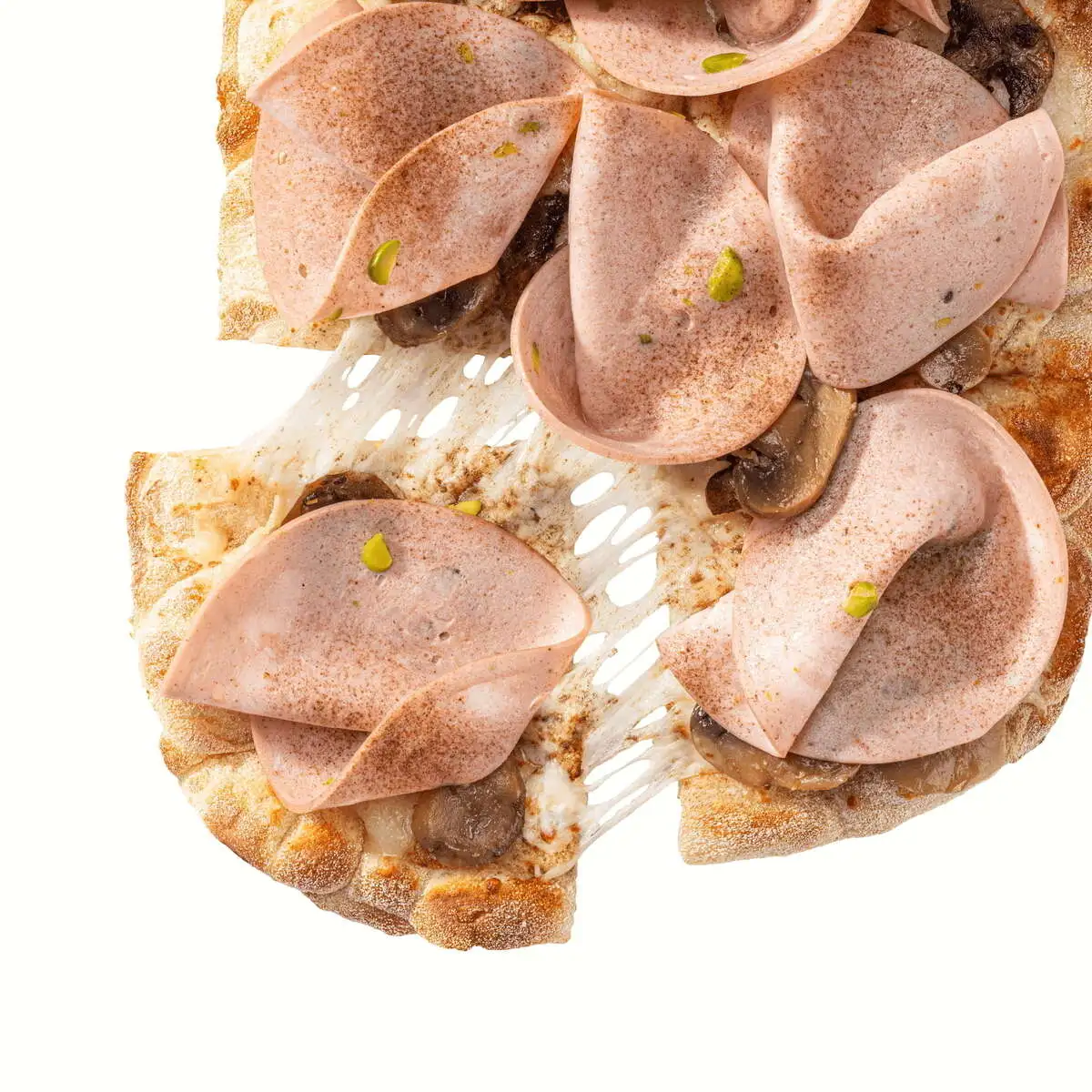 Мортаделла и грибы