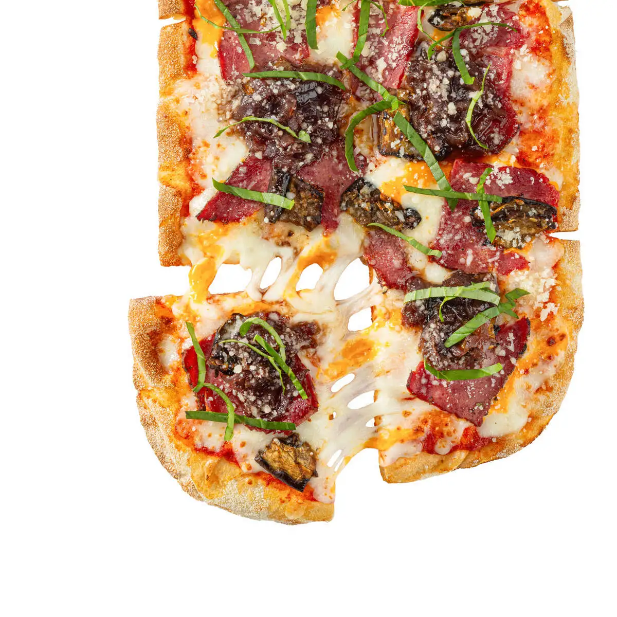 С пастрами из говядины и сладким луком S