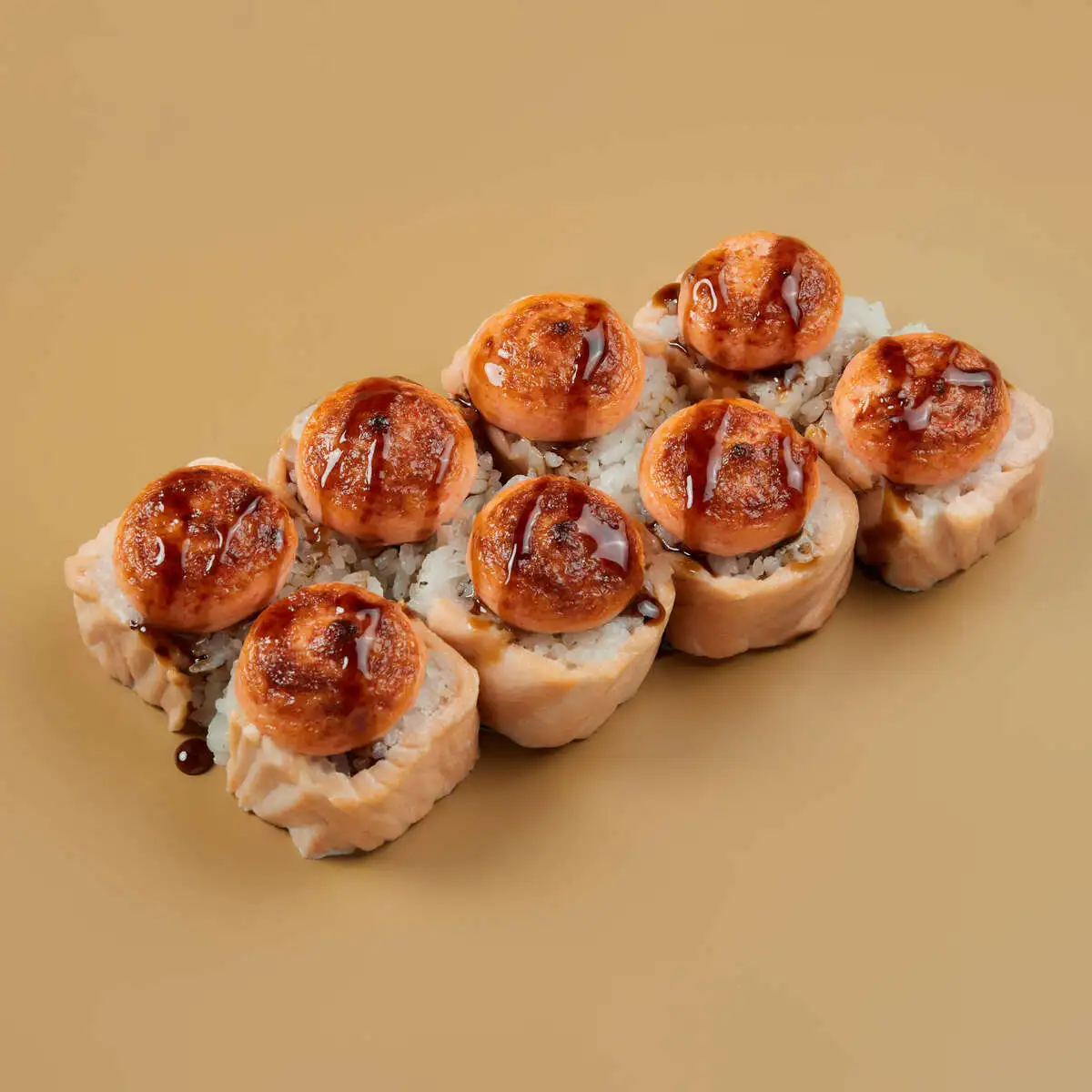 Запечённая филадельфия с огурцом