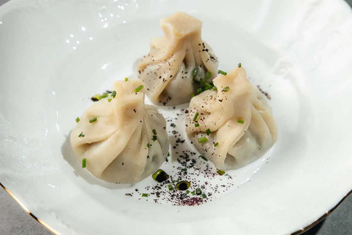 Хинкали с грибами