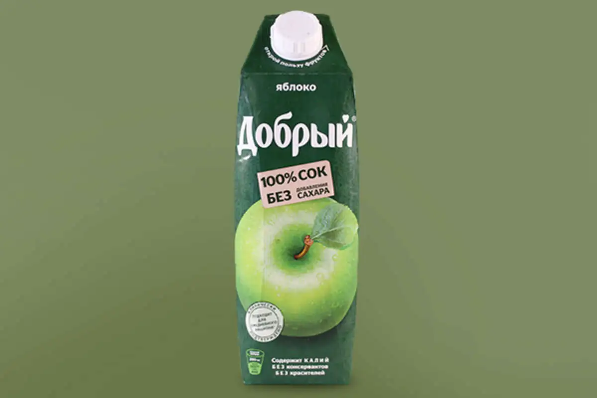 Сок «Добрый» яблочный, 1л