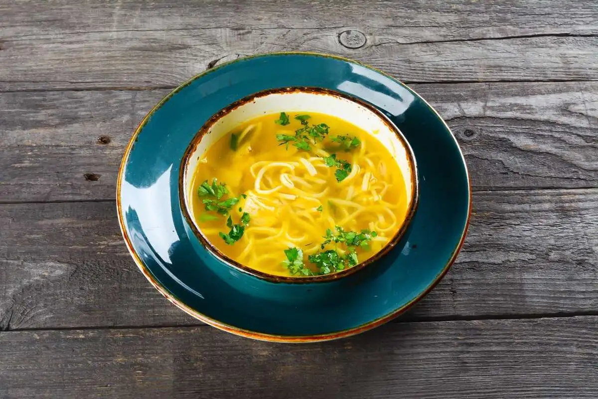 Суп лапша домашняя