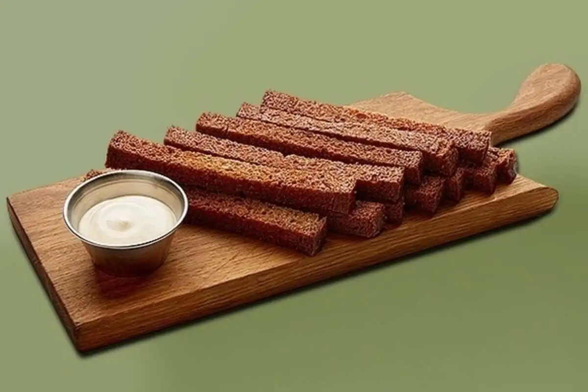 Сухарики к пиву с имбирным соусом