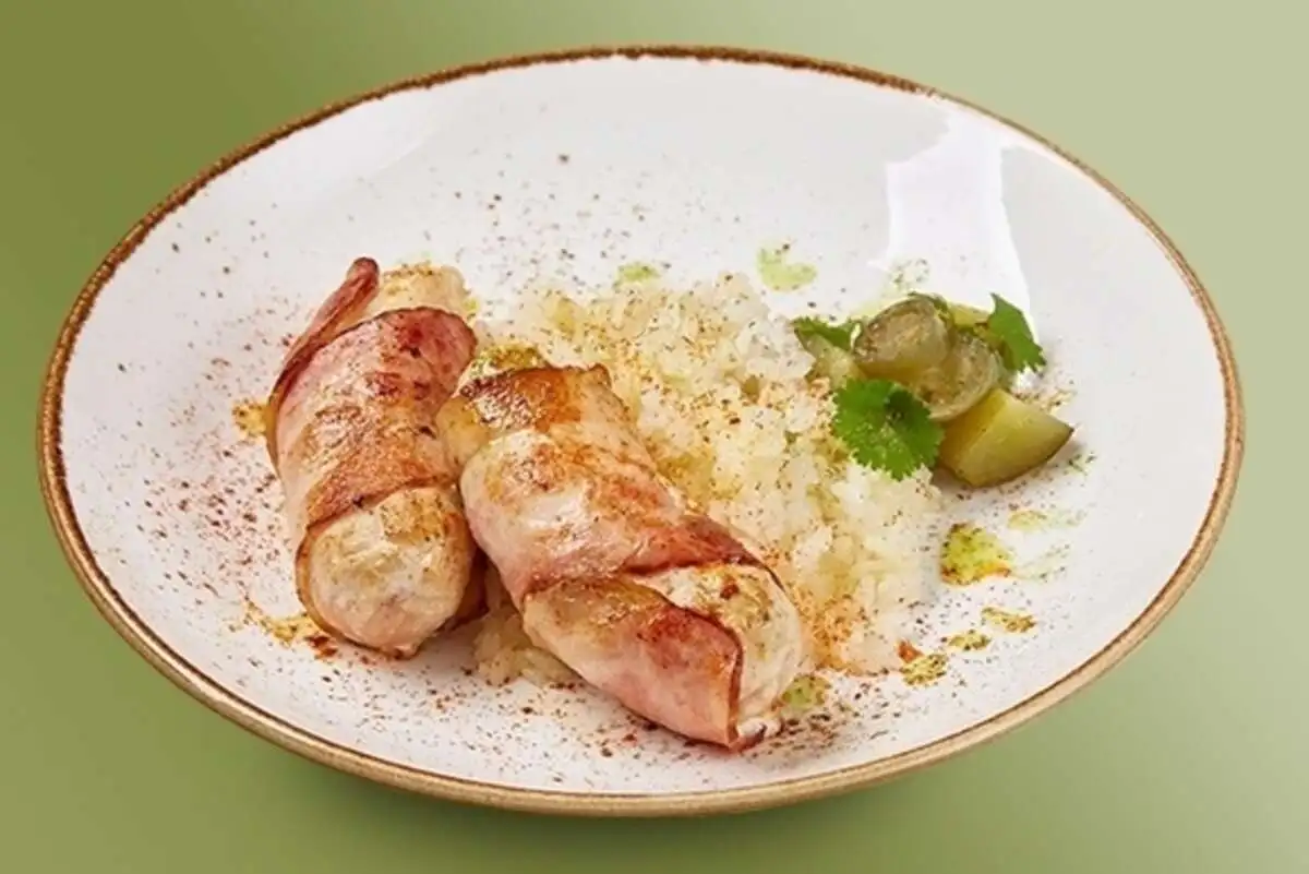 Куриная грудка с брынзой