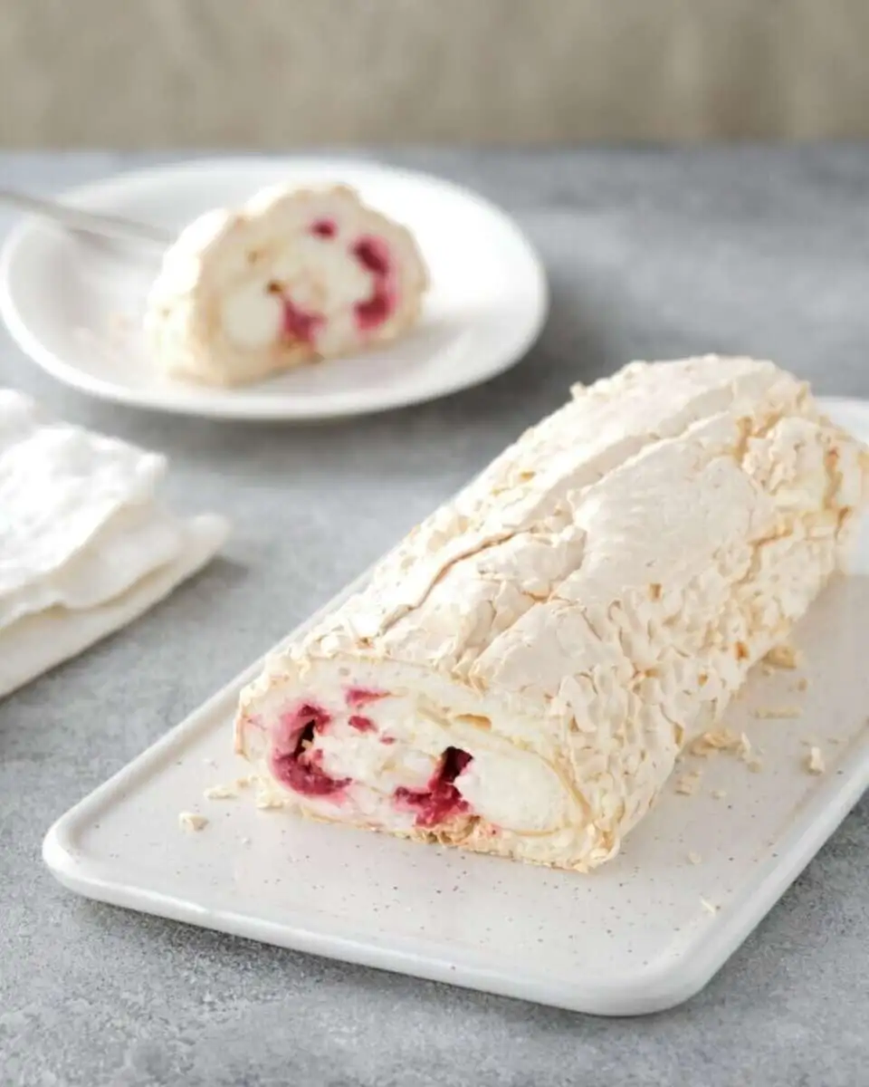 Меренговый рулет 