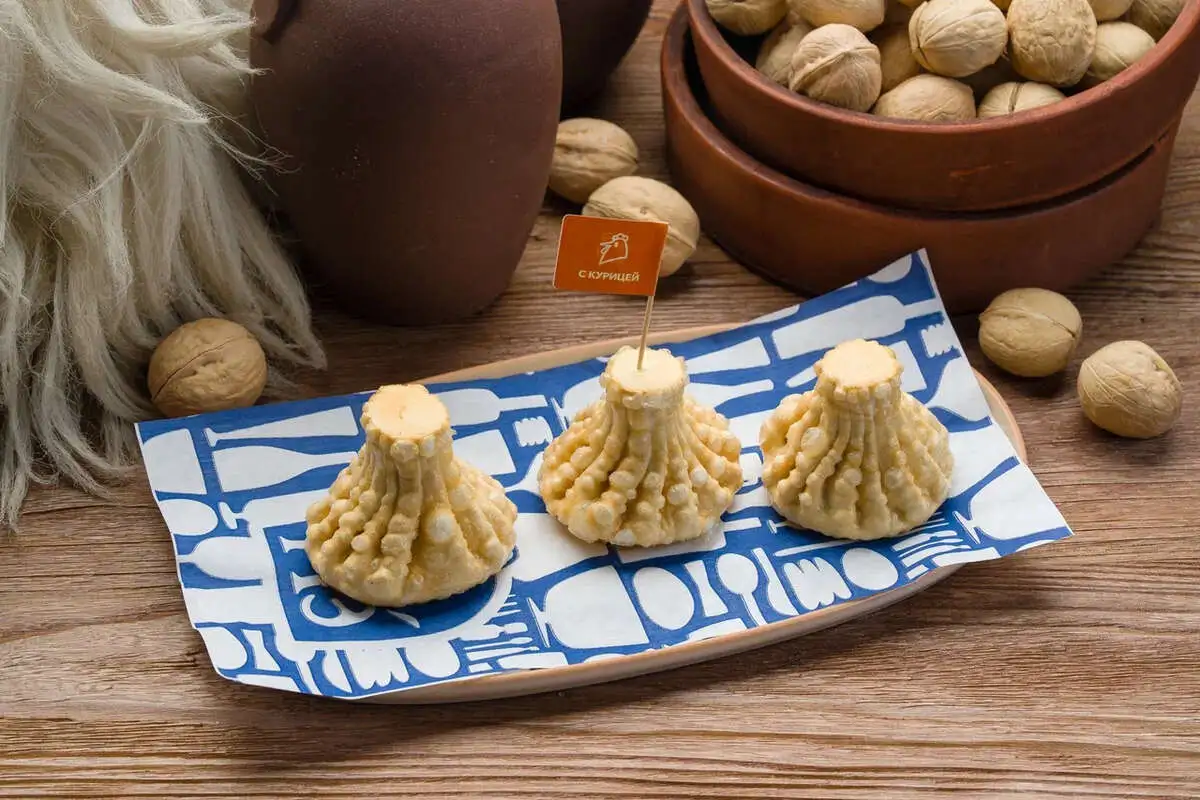 Хинкали с курицей