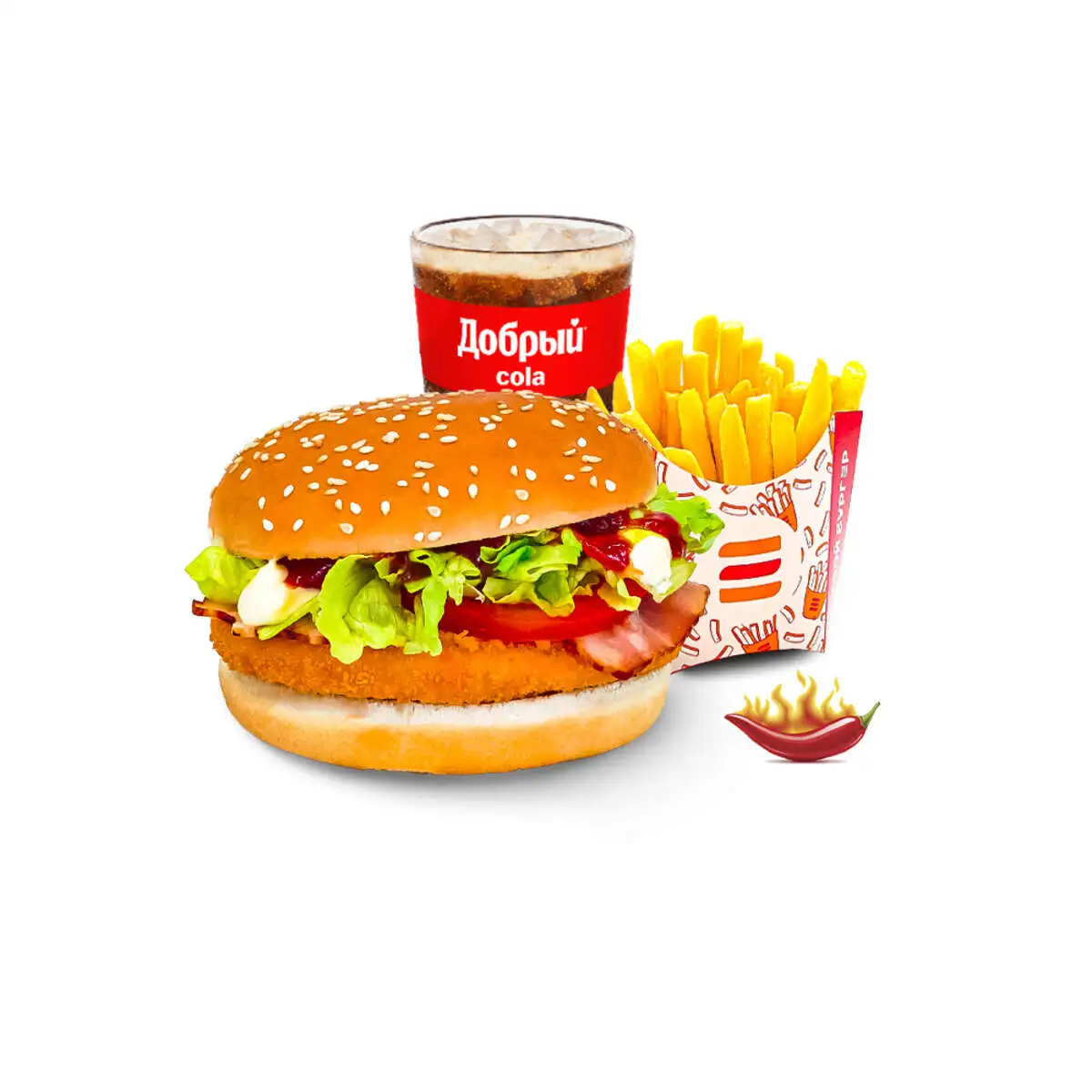 Гред Чикен Острый КОМБО