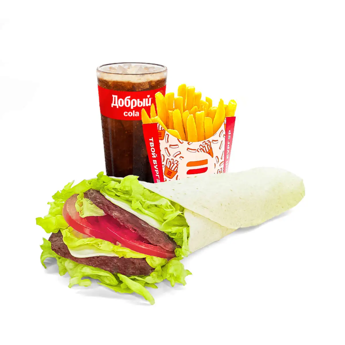 Ролл Бургер КОМБО