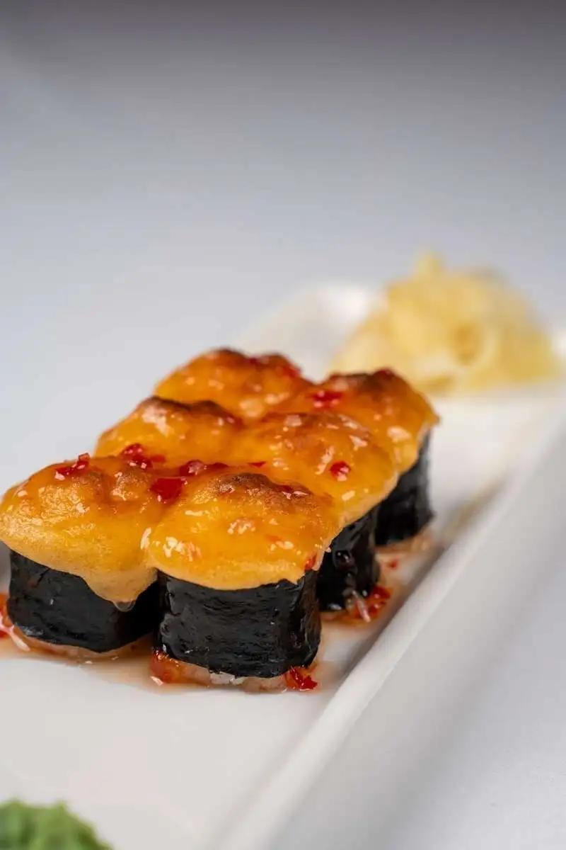 Запеченный ролл краб