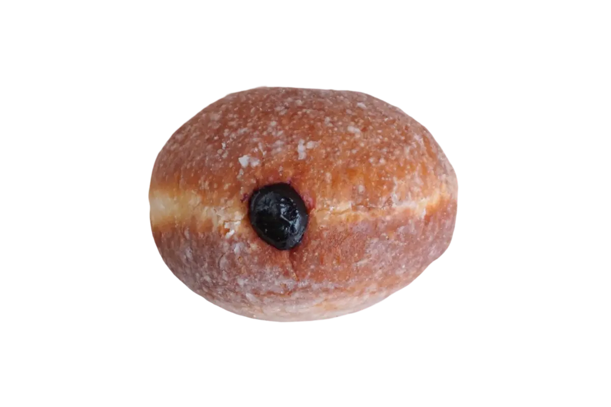 Пончик черника/соленая карамель