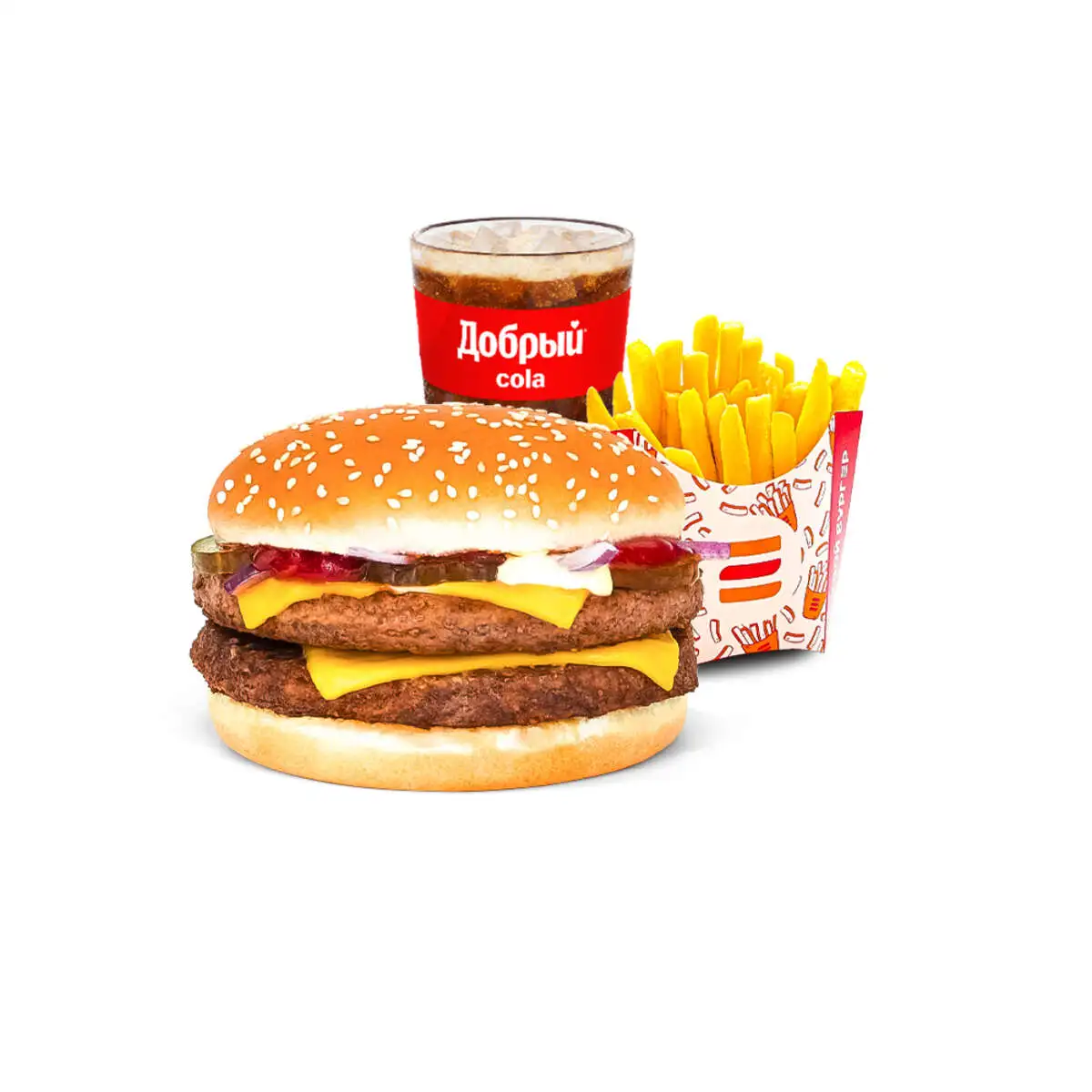 Двойной Биф Ориджинал КОМБО