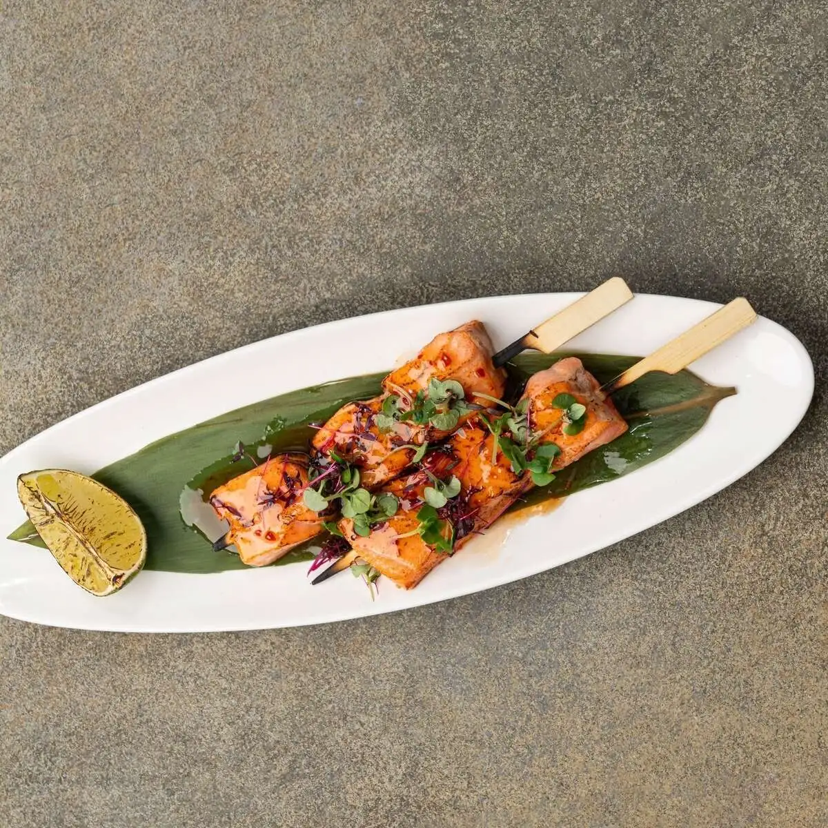 Кусияки с лосоесем