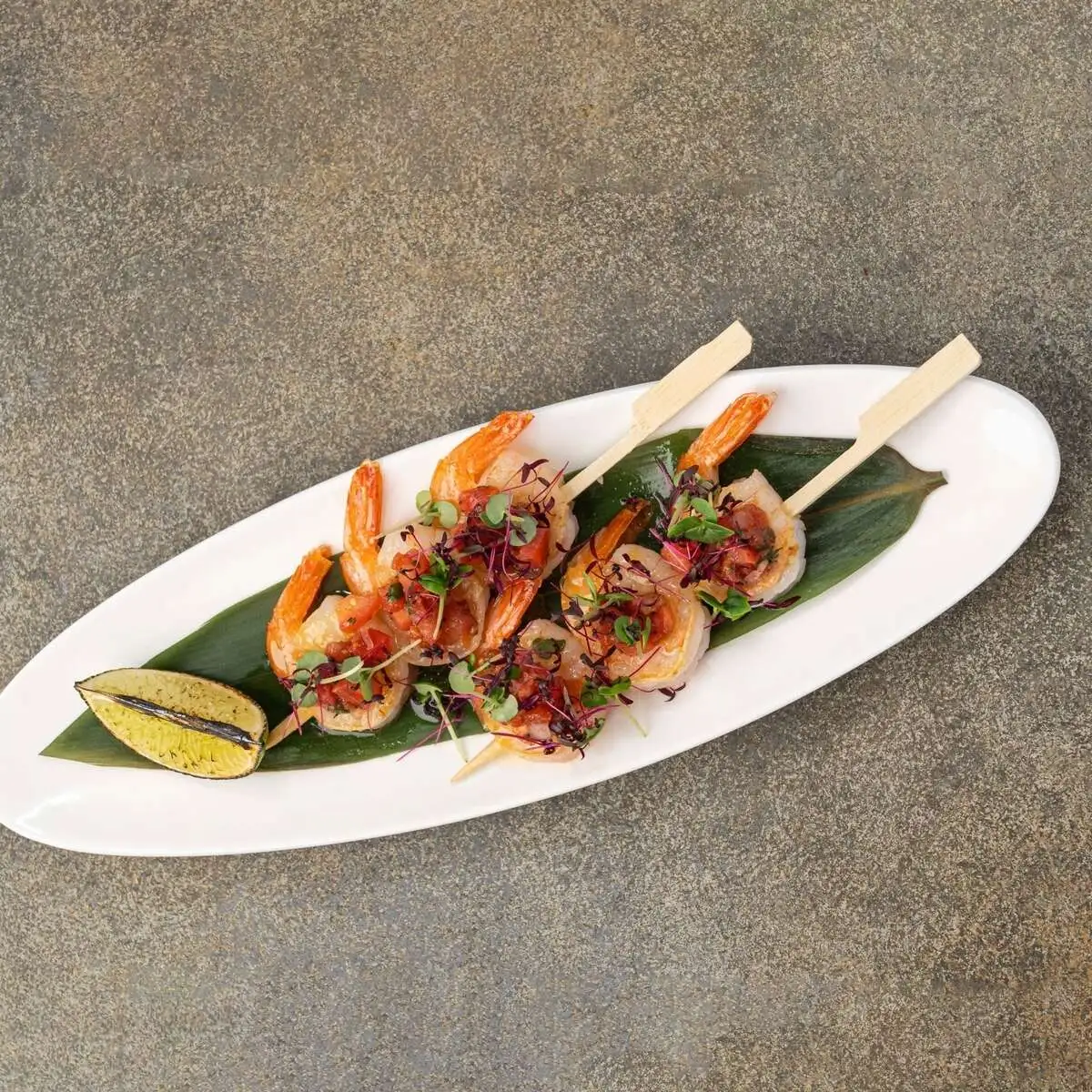 Кусияки с креветками