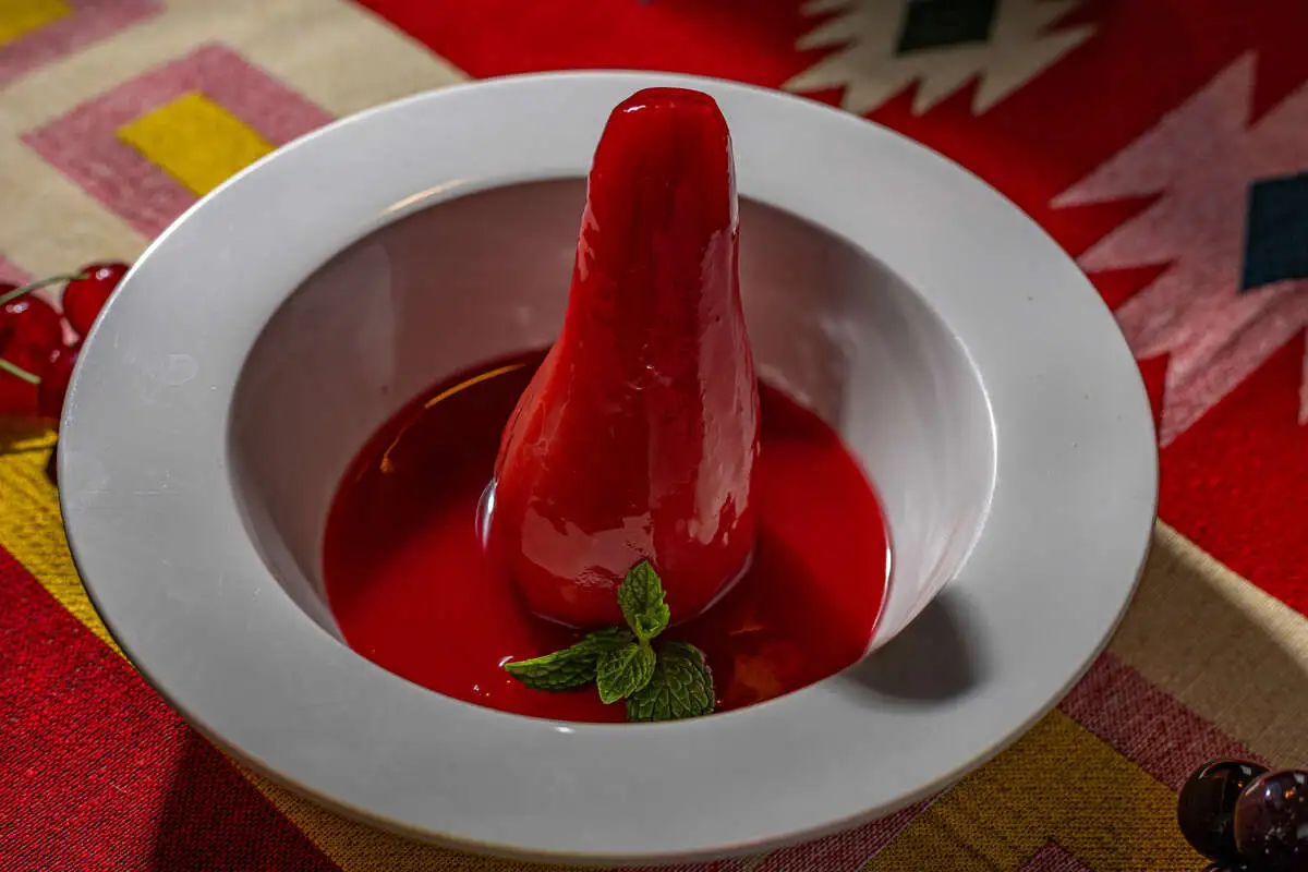 Груша в глинтвейне